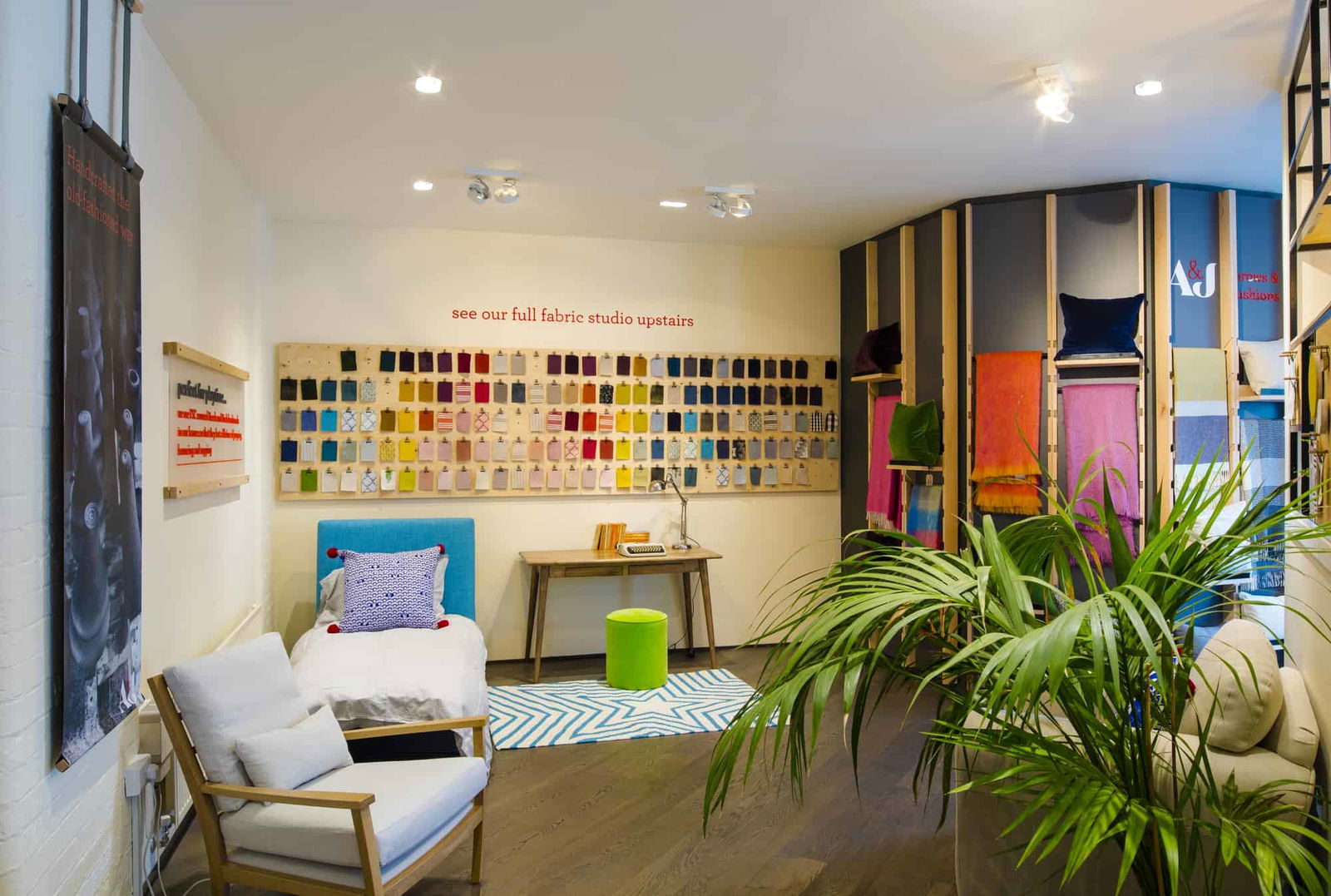 Showroom colour palette